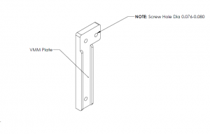 VMM standard size right plate